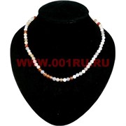 Бусы из светлого сердолика 6 мм