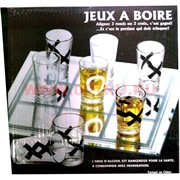 Игра «Пьяные крестики-нолики» круглые стопки малые