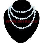 Бусы 125 см из лунного камня 8 мм