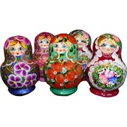 Матрешка десятка 18 см в ассортименте