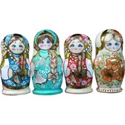 Матрешка пятерка 18 см "Авторская Роспись" Средняя в ассортименте