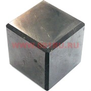 Кубик полированный из натур.шунгита 5 см