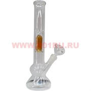 Бонг стеклянный (5мм) GB-658 белый прозрачный 31 см