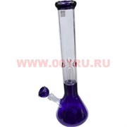 Бонг стеклянный (5мм) GB-8 цветной прозрачный 45 см