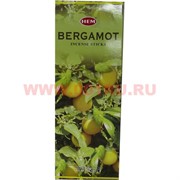 Благовония HEM "Бергамот" 6 шт\уп, цена за уп