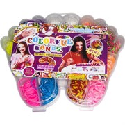 Набор резинок "ножки" Loom Bands для плетения (приблиз. 600 шт)