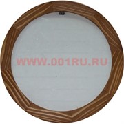 Фоторамка деревянная круглая D-15