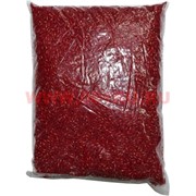 Бусы для рукоделия "рис" 4х8 мм "красный" 500 гр
