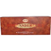 Благовония HEM Amber (Янтарь) 6шт/уп, цена за уп