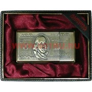 Зажигалка газовая Aurora "100$" в коробочке