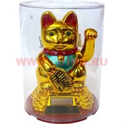 Кот Манэки Нэко 17,5 см высота на солнечных батареях