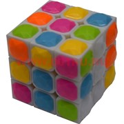 Игрушка Кубик Головоломка 6 см с выпуклыми сегментами