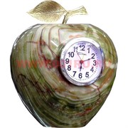 Часы из оникса "Яблоко" 19см (6 дюймов)