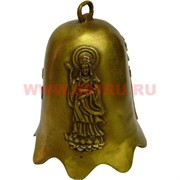 Колокольчик Гуань-Инь 12 см из бронзы