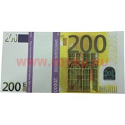 Прикол Пачка денег 200 евро оригинального размера (иммитация)