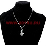 Подвеска из гематита "якорь"