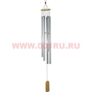 Музыка ветра 6 трубок (MK0660) стальная (60 см длина большой трубки)