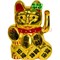 Кот манэки-нэко (KL-153) из пластика 11,5 см на 1 АА батарейку 180 шт/кор