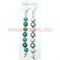 Браслет "Fashion Jewerly" круг и квадрат 19-20 см в ассортименте - фото 105528