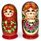Матрешка 5-ка роспись «Хохлома» 18 см