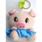 Свинка мягкая игрушка (Pig-23) брелок 24 шт/уп