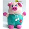 Свинка мягкая игрушка (Pig-30) с присоской 12 шт/уп - фото 125692