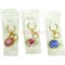 Брелок Свинка со стразами 4 цвета «сердечки» - фото 125974