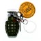Зажигалка брелок «граната M26A2» металлическая кремневая