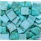 Кабошоны 14x14 квадратные из зеленой бирюзы