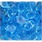 Кабошоны 13x18 из голубого стекла новая огранка