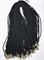 Гайтан шнурок плотный 55 см из бархата 100 шт в связке - фото 192349