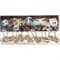 Брелок пластмассовый (AZ-D-532) Змея цвет золото 12 шт/упаковка