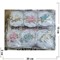 Брошь со стразами (BP-1572) цветы 12 шт/упаковка - фото 223533