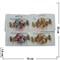 Заколка-автомат (SK-836) микс камней 12 шт/упаковка - фото 56875