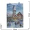 Пакет подарочный новогодний с блестками 32х44см (6230), цена за 20 шт - фото 59878