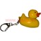 Брелок-фонарик "уточка" со звуком 12 шт/уп