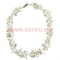 Бусы "Ёжик" из натур.камня 45 см горный хрусталь